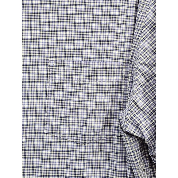 GC Men's XL Peter Millar Featherweight Short Sleeve button Up Dress Shirt Top - Picture 5 of 8